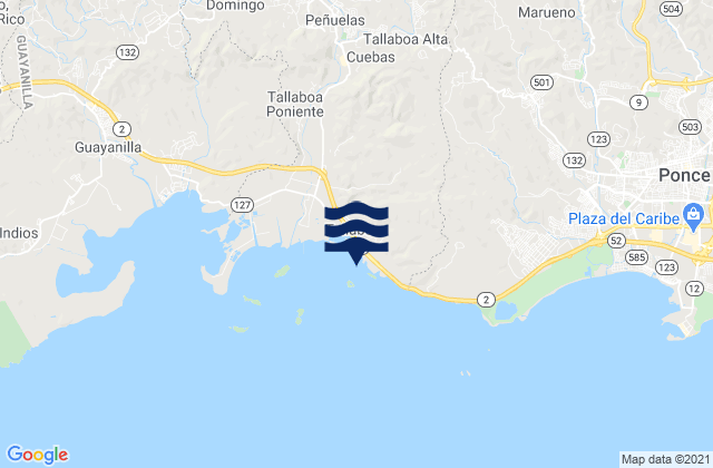 Encarnacion Barrio, Puerto Rico tide times map