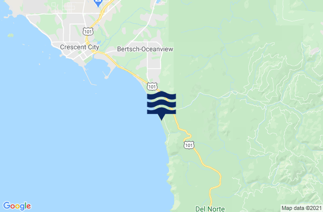 Enderts Beach, United States tide chart map