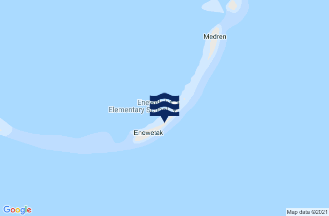 Enewetak, Marshall Islands tide times map