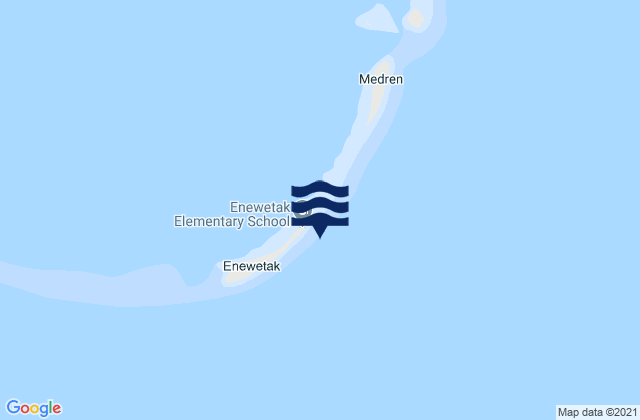Enewetak, Micronesia tide times map