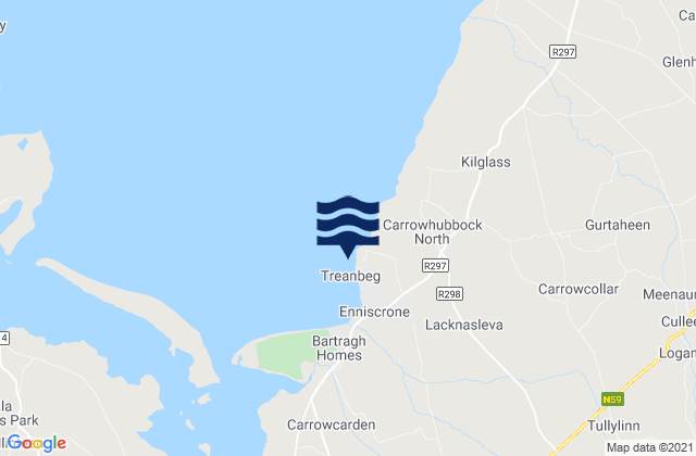 Enniscrone, Ireland tide times map