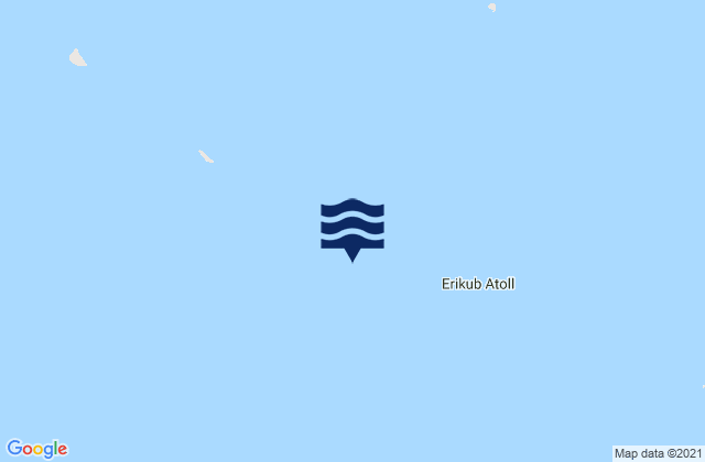 Erikub Atoll, Marshall Islands tide times map
