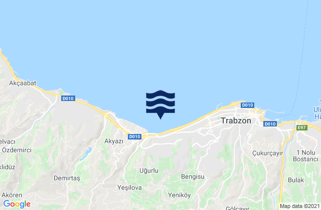 Esiroglu, Turkey tide times map