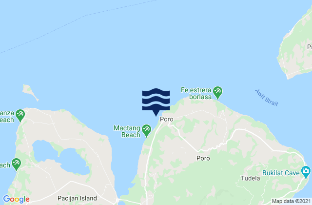 Esperanza, Philippines tide times map