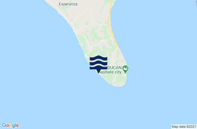 Esperanza, Philippines tide times map