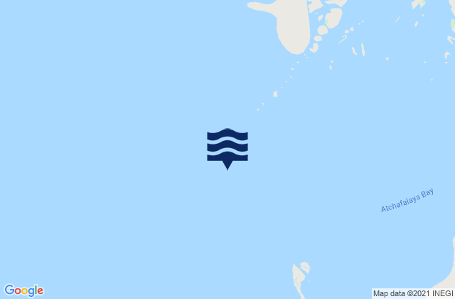 Eugene Island, United States tide chart map