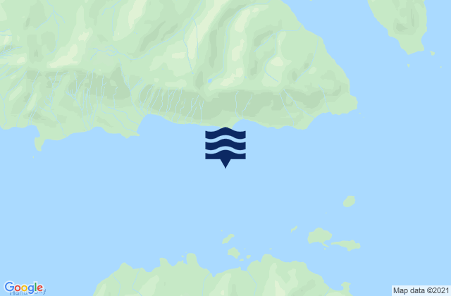 Eva Islands, United States tide chart map
