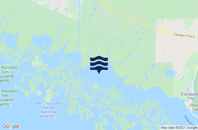 Fakahatchee Bay, United States tide chart map