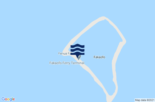 Fakaofo Island, Samoa tide times map