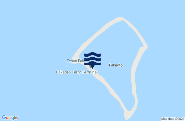 Fale old settlement, Tokelau tide times map