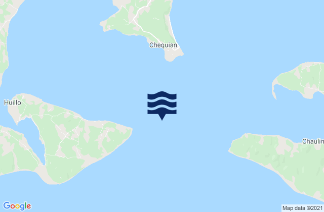Faro Isla Imelev, Chile tide times map