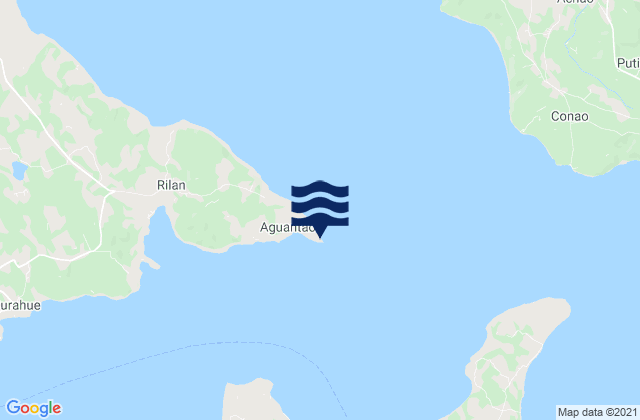 Faro Punta Aguantao, Chile tide times map