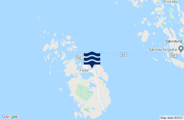 Fedje, Norway tide times map