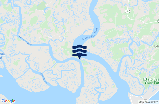 Fenwick Island Cut South Edisto River, United States tide chart map