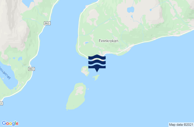 Finnkroken, Norway tide times map