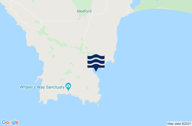 Fisheries Bay, Australia tide times map
