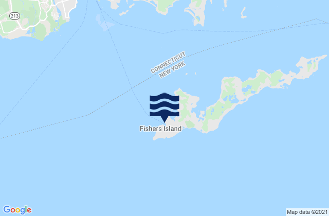 Fishers Island, United States tide chart map