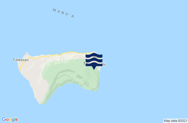 Fitiuta County, American Samoa tide times map