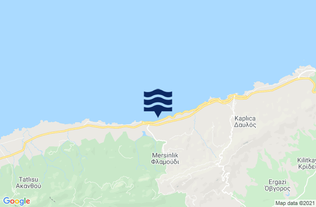 Flamoudi, Cyprus tide times map