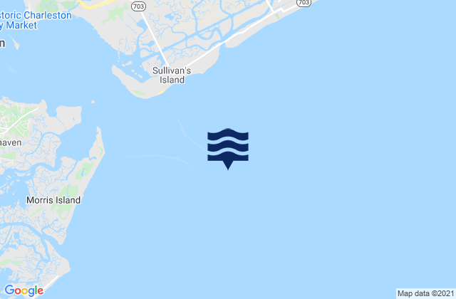 Fort Sumter Range Buoy 14, United States tide chart map