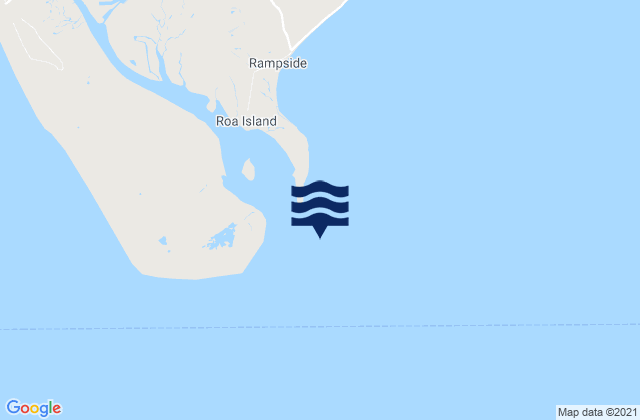 Foulney Island, United Kingdom tide times map