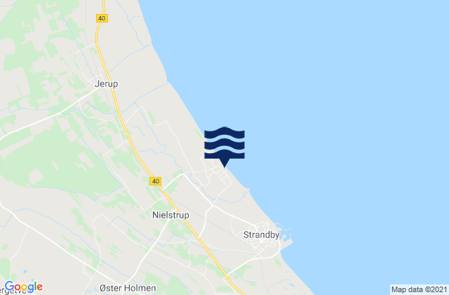 Frederikshavn Kommune, Denmark tide times map
