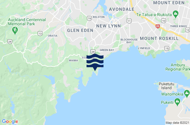 French Bay (Otitori Bay), New Zealand tide times map