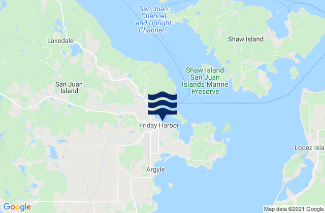 Friday Harbor, United States tide chart map