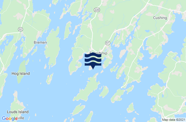 Friendship Harbor, United States tide chart map