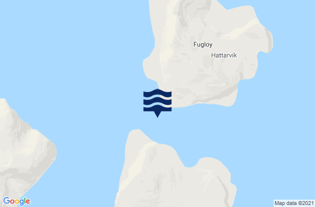 Fugloyarfjordhur, Faroe Islands tide times map