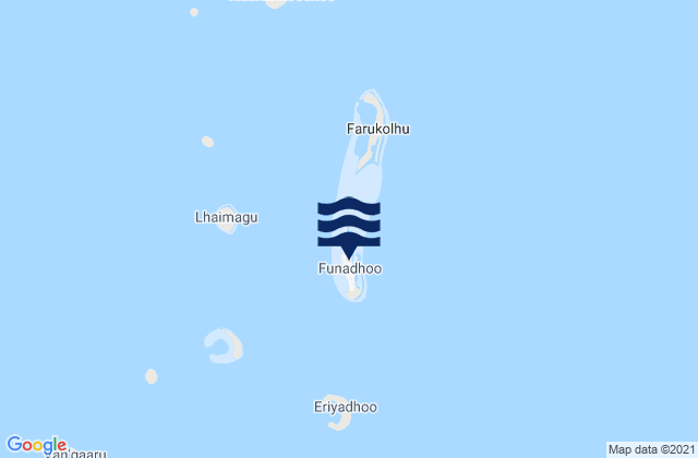 Funadhoo, Maldives tide times map