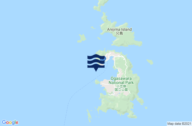 Futami Ko Ogasawara Gunto, Northern Mariana Islands tide times map