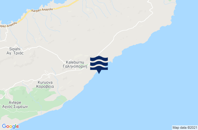 Galinoporni, Cyprus tide times map