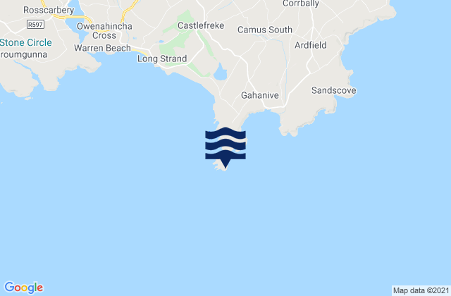Galley Head, Ireland tide times map