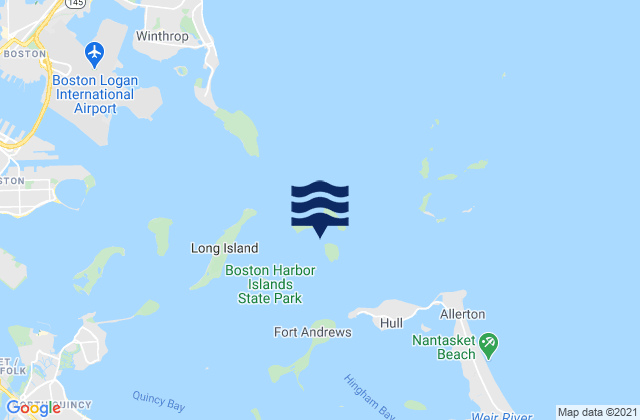 Gallops Island 0.2 n.mi. SSE of, United States tide chart map