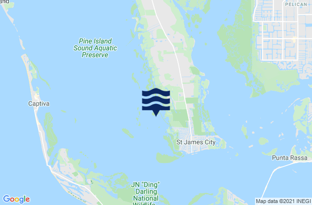 Galt Island (Pine Island Sound), United States tide chart map
