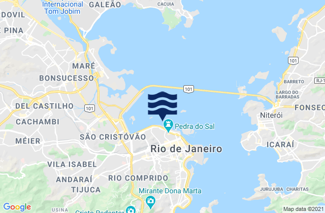 Gamboa, Brazil tide times map