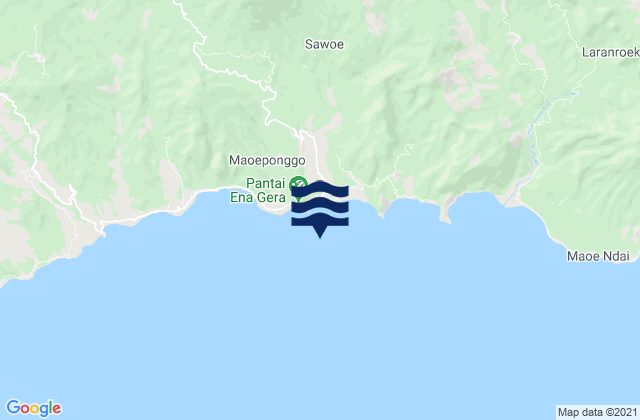 Gelu, Indonesia tide times map