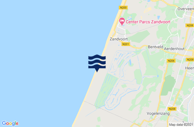 Gemeente Hillegom, Netherlands tide times map