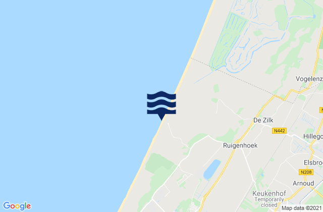 Gemeente Lisse, Netherlands tide times map