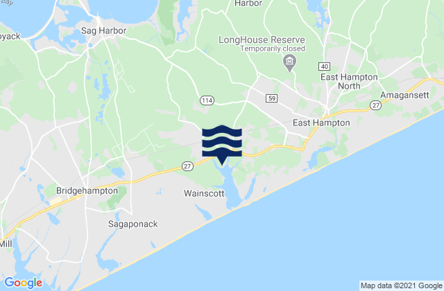 Georgica (East Hampton), United States tide chart map