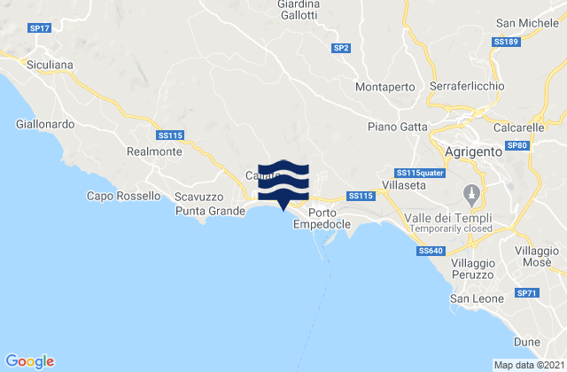 Giardina Gallotti, Italy tide times map