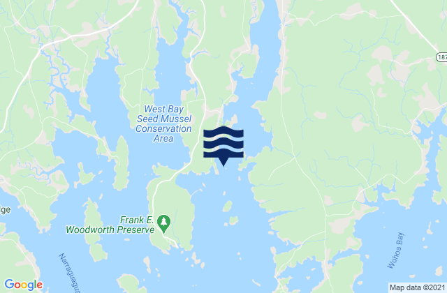 Gibbs Island, United States tide chart map