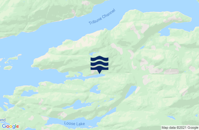 Gilford Island, Canada tide times map