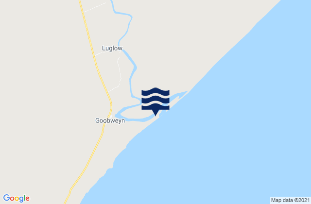 Giuba River, Somalia tide times map