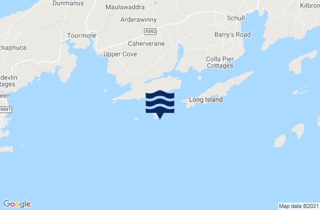 Goat Island, Ireland tide times map