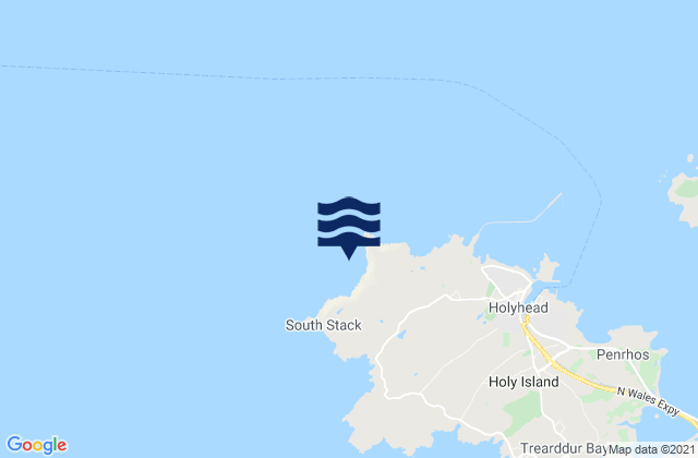 Gogarth Bay, United Kingdom tide times map