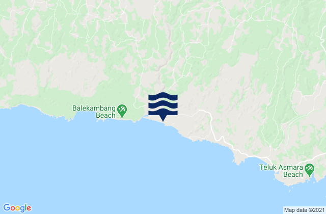 Gombangan, Indonesia tide times map