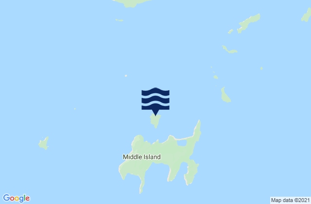 Goose Island, Australia tide times map