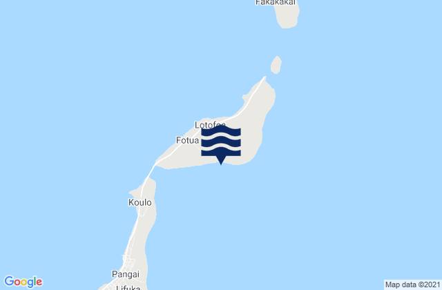 Ha`apai, Tonga tide times map